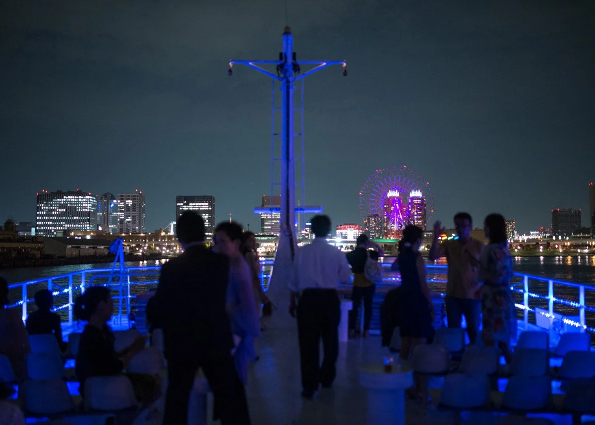 船上からの夜景
