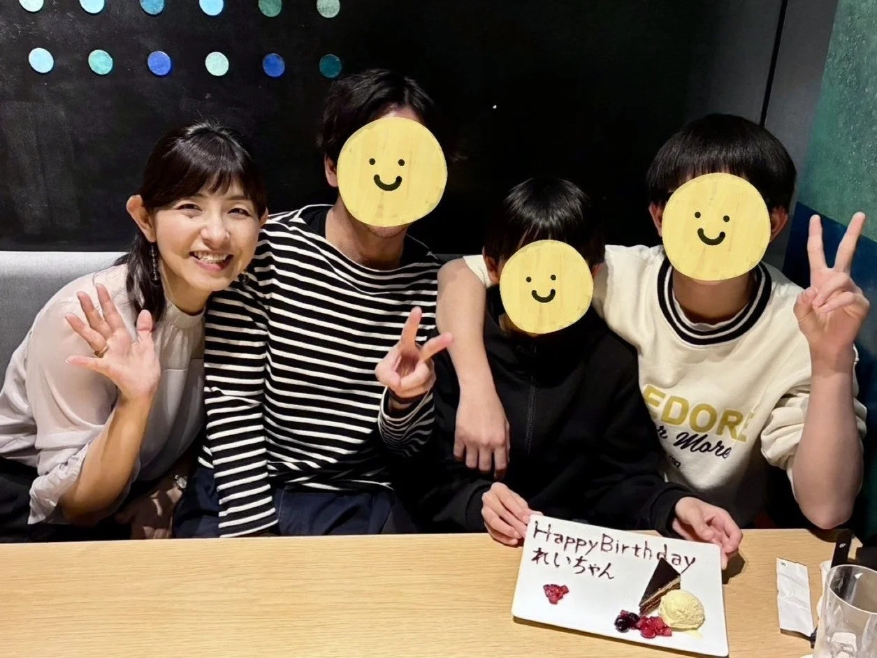 家族の誕生日祝い