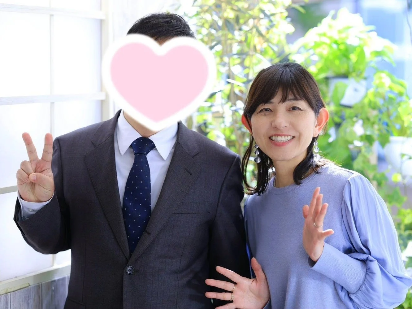 笑顔の男女カップル