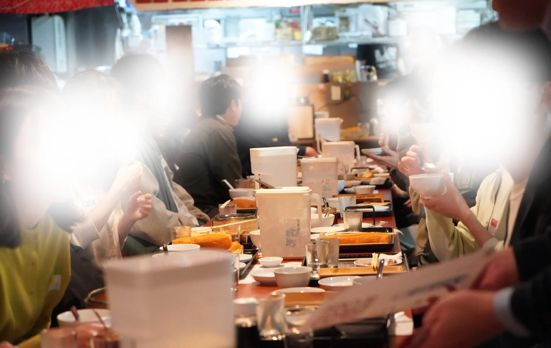 イベント中の会食風景