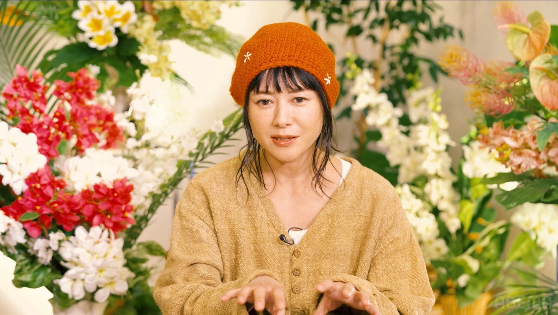 笑顔の女性
