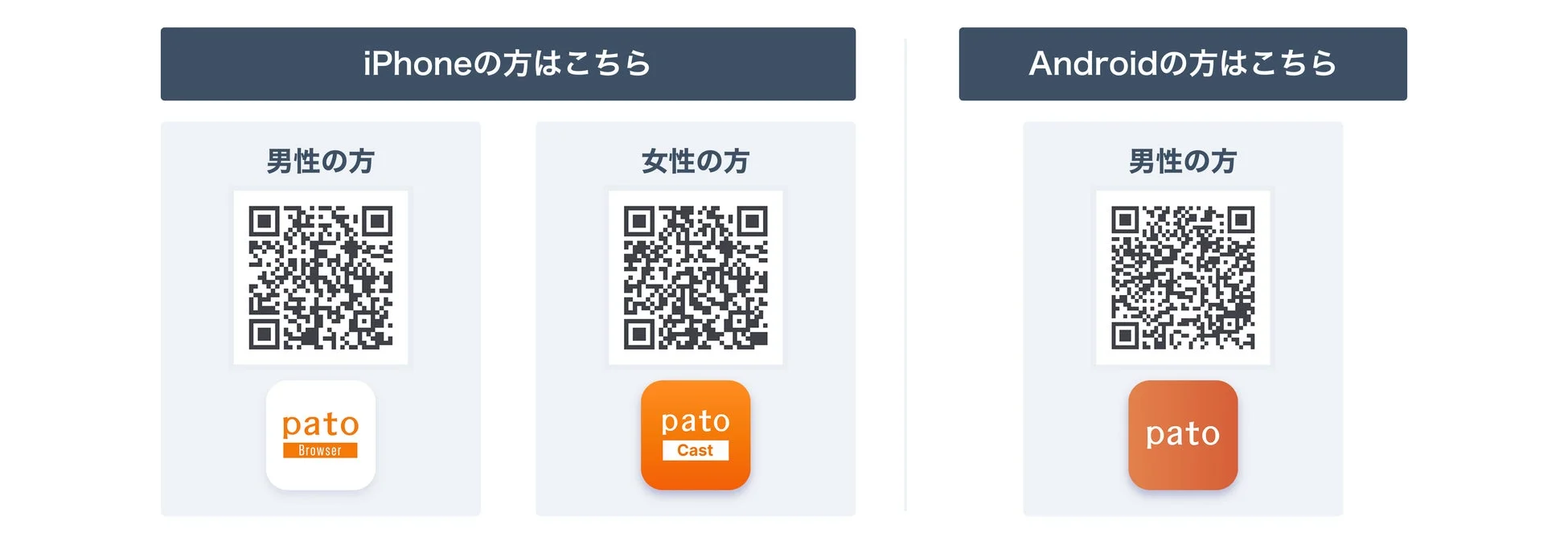 アプリダウンロード用QRコード