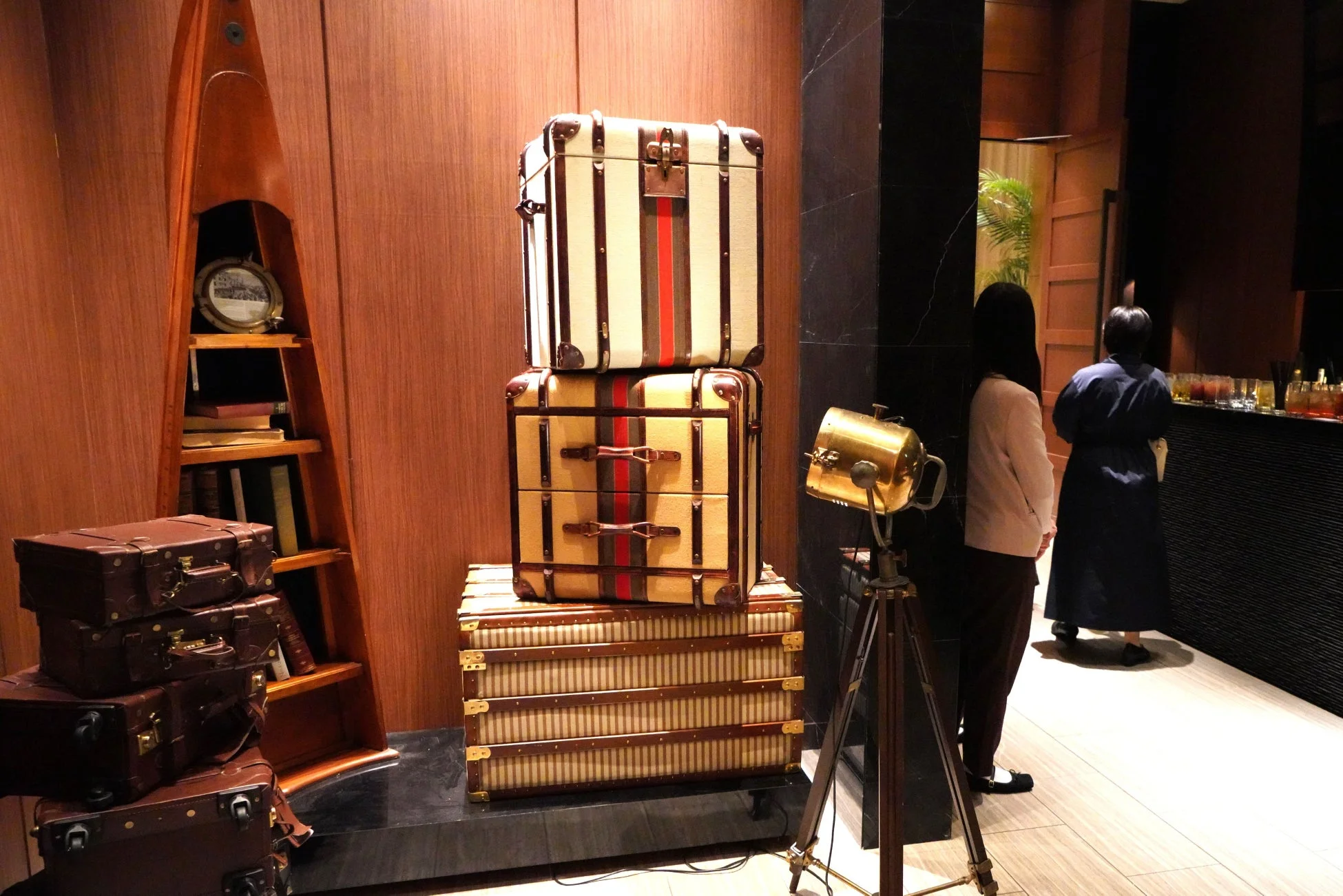 会場内のヴィンテージな装飾